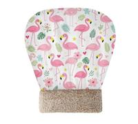 EtherSpher Cute Pink Flamingo Flowers Bag Bed Cave for Cat for Indoor Cats or Small Dogs Kitten's Hideaways Cold Weather Self Heating