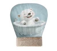 EtherSpher Cute Polar Bear Retro Bathtub Cat Bed Bag Perfect Shelter Pet Pad Sack Cold Weather Washable
