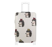 EtherSpher Cute Ranch Porcupine Crown Elastic Travel Luggage Cover Scratchproof suitcases Cover Travel Accessory Fit 18-32 Inch Luggage