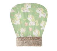 EtherSpher Delicate Cartoon unicorns Light Green Cat Bed Cave Sleeping Bag for Indoor Puppy and Cats Hideway for cute's Cold Weather Comfortable Cozy Self Heating