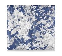 EtherSpher Delicate Flower Religion Dark Blue Leather Car Registration and Insurance Holder Essential Wallet Case for Cards, Essential Document, Driver License Vehicle Paperwork, delicate flower