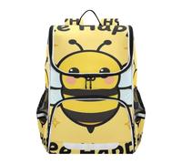 EtherSpher Designed backpack for kids 8-12 Bee Happy Cute Funny