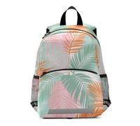 EtherSpher Disco Style Summer Palm Tree Leaves cool kids backpacks for girls chest clip bookbags for kids mochila para ni?os de 3 a?os