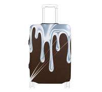 EtherSpher Drip Style Colorful Elastic Extra Large Luggage Cover Washable Carry on Suitcase Cover Travel Essentials Fit 18-32 Inch Luggage