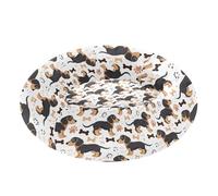 EtherSpher Duchshund Dog Cute Bones Warm & Cozy Pet Dog Beds fluffier Kitten Beds for Small Size Pets Supplies productos para perros