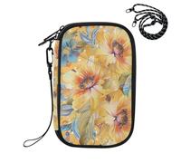 EtherSpher Family Passport Holder Wallet Combo Boho Simple Floral