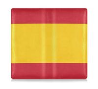 EtherSpher Flag Spain Leather Auto Registration Insurance & ID Card Holder Automobile Wallet Case Organizer for any Car, Truck, Motorcycle, Trailer or Boat