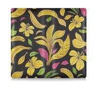 EtherSpher Fruit Banana Floral Fashion Black Yellow Pu Leather Toursuit car registration and insurance card holder Prefect Car Essentials Wallet for Driver Auto Owners Trailer Motorcycle Boat, fruit