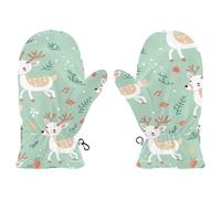 EtherSpher Funny Cute Deer warm winter mittens for baby girls kids winter gloves guantes de invierno para ninos S 2-4
