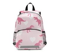 EtherSpher Ghothic T-rex Pastel Pink kids boy backpack drawstring bookbag for 4 year old bolso escolar para adolecente
