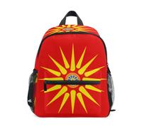 EtherSpher girls kids backpack with name tag Ethnic Macedonian Flag
