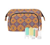 EtherSpher Gorgeous Retro Peacock Feathers Cosmetics Bag Waterproof Travel Cosmetic Bags Women Cash Wallet for Travel Bathroom, Gorgeous retro peacock feathers, One Size