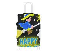 EtherSpher Halloween Ghosts Snow Witch Blue Elastic Large Covers for Luggage Scratchproof suitcases Cover Baggage Protector Fit 18-32 Inch Luggage