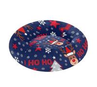 EtherSpher Happy New Year Snowflake Dark Blue Warm & Cozy Pet Cat Bed fluffier Cat Cave Bed for Extra Small Size Pets Sleeping sofa para perros