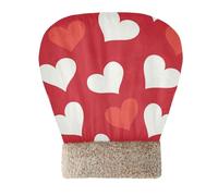 EtherSpher Happy Valentine Love Heart Red Cat Bed Cave Bag for Indoor Cats Pet Snuggle Sack for cute Winter Soft Wrap Semienclosed