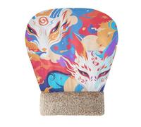 EtherSpher Japanese Fox Mask Sleeping Bag Covered Cat Bed Perfect Shelter Pet Snuggle Sack Cold Weather Comfortable Self Warm