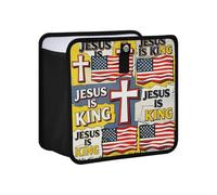 EtherSpher Jesus Is King Flag Hanging Garbage Bag For Car Car Trash Can Bags