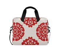 EtherSpher Laptop Sleeve Case 15-16 Inch Concise Laptop Bag with Zipper Chinese Culture Paper-cut Art Notebook Computer Pocket for Work Travel