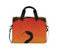EtherSpher Laptop Sleeve Case 15-16 Inch Concise Laptop Carrying Case with Zipper Sunset Cowboy Snake Cactus Tablet Briefcase Carrying Bag for Men Women
