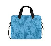 EtherSpher Laptop Sleeve Case 15-16 Inch Concise Laptop Case Vintage Solid Blue Tie-dye Art Computer Carrying Bag for Work Journey