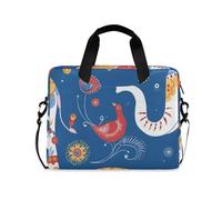 EtherSpher Laptop Sleeve Case 15-16 Inch Thin Laptop Bag with Zipper Ethnic Costume Elephants Computer Bag with Zipper for Work Journey