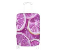 EtherSpher Lemons Baby Pink Elastic Travel Luggage Cover Protector Scratchproof suitcases Cover Travel Essentials Fit 18-32 Inch Luggage