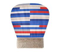 EtherSpher Lovely Stripe White Red Blue Cat Bed Bag for Indoor Cats or Small Dogs Tunnel Hideaway Cold Weather Washable