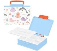 EtherSpher Lunch Box for Kids Cute Cartoon Sea Lions and Dolphins