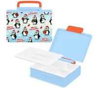 EtherSpher Lunch Box for Kids Merry Christmas Cute Penguin