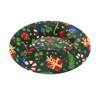 EtherSpher Merry Christmas Deco Holly Red Green Warm & Cozy Pet Cat Bed fluffier Cat Pillow Bed for Medium Size Pets Sleeping accesorios para perros grandes