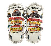 EtherSpher Microfiber Floor Mop Slippers Cleaning Slippers Never Have Too Many monsters Colorful