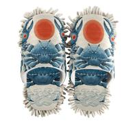 EtherSpher Microfiber Mop Shoes Slipper Cleaning Slippers James Artist Style Crab