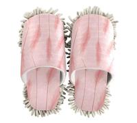 EtherSpher Microfiber Slipper Mopping Shoes Indoor Dirt Dusting Mopping Slippers Pink Valentine Romantic Lavender