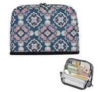 EtherSpher Moroccan Style Floral Patterns Pencil Cases Large Capacity Pen Pencil Case Simple Stationery Pen Bag for College Student Office lapiceras para ninos