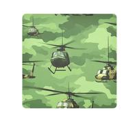 EtherSpher National Vietnam War Veterans Day Army A Helicopter_4 Cosmetic Pouchs Cloth Magic Sticker Travel Make Up Organizer Wrap 21.7 X 21.7 Wrapper Cosmetic Organizers For Travel, National Vietnam