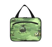 EtherSpher National Vietnam War Veterans Day Army A Helicopter_4 hanging large capacity travel cosmetic with hook, designer chic bags for men for essentials for women bathroom envase para perfume de