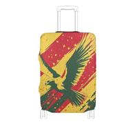 EtherSpher National Vietnam War Veterans Day Red-Yellow Bird Elastic Travel Luggage Cover Protector Washable Cover for Suitcase Luggage Protectors Fit 18-32 Inch Luggage
