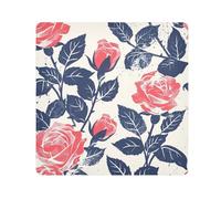 EtherSpher Nautical Beach Ocean Style Roses Safari Make Up Bag Camera Lens Cloth Magic Sticker Travel Bag Organizer Wrap 21.7 X 21.7 Wrapper For Organization, Nautical Beach Ocean style roses safari,