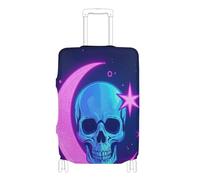 EtherSpher Neon Colored Stars Moons and Skeletons Elastic Cover for Luggage Anti Scratch Covers for suitcases Baggage Protector Fit 18-32 Inch Luggage