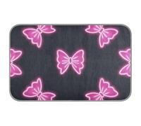 EtherSpher Neon Pink Fluorescent Bow Summer pet Cooling mats Self Cooling pad for Cats Outdoor for Kitten Dogs Outside Soft Manta Fria para Perros M