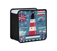 EtherSpher Ocean Ship Blue Hanging Car Garbage Bags Trash Bag