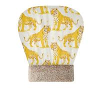 EtherSpher Oliver Jeffers Tigers Cream Gold Cave Cat Bag Bed for Indoor Pets Tunnel Hideaway Winter Self-Warming