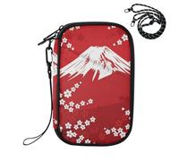 EtherSpher Passport Card Holder Combo Vaccine Card Holder Cover Combo Japanese Pink Cherry Blossom