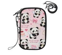 EtherSpher Passport Holder for Travel Family Travel Documents Organizer Protector Cute Cartoon Angel Panda