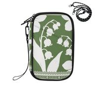 EtherSpher Passport Holder for Travel Travel Documents Organizer Protector Lily of The Valley Green Spring