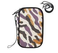 EtherSpher Passport Holder for Travel Wallet Combo Camel and Amber Print