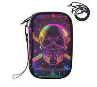EtherSpher Passport Holder for Travel Wallet Combo Mysterious Tarot Astrological Skeleton