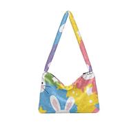 EtherSpher Rainbow Playful Bunny Plush Underarm Bag shoulder bag for mothers day