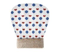 EtherSpher Red and Blue Love 4th Of July Independence Day Cat Bed Cave Sleeping Bag for Cats Puppy Tunnel Hideaway Cold Weather Comfortable Washable