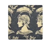EtherSpher Retro Ancient Egyptian Portrait Pattern Makeup Bag Camera Lens Cloth Magic Sticker Travel Make Up Organizer Wrap 21.7 X 21.7 Wrapper Makeup For Women, retro Ancient Egyptian Portrait